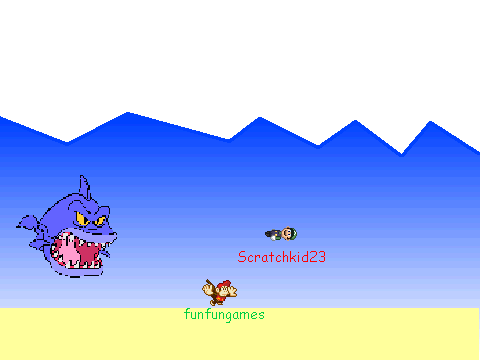 Remix and  Swim away from the shark!