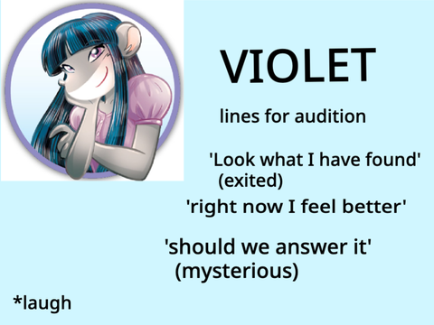 Seven Roses | VA Audition | Violet