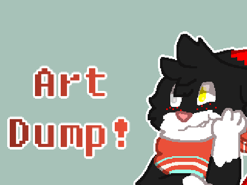 Art Dump but it's almost all gay trolls?