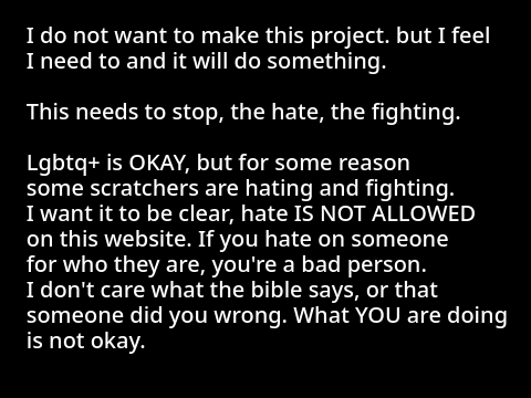About the hate. (updated) 