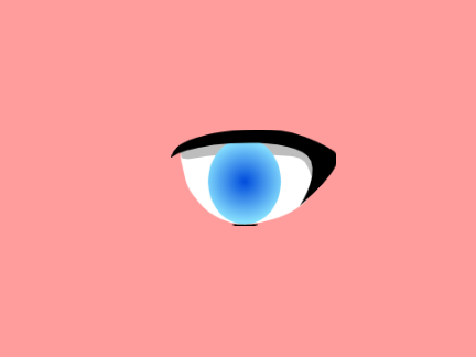 瞬きするおめめ()
