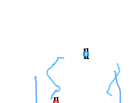 Glacier Race without snowballs