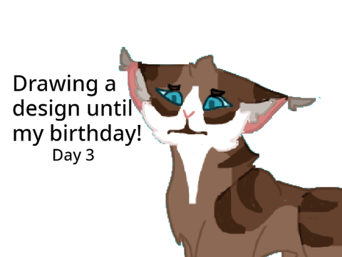 Drawing a design until my birthday! ( Day 3 )