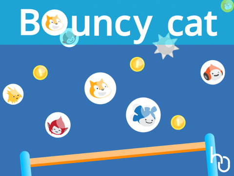 Bouncy cat　　　　　　　　　　　　　　　　　　　　　　　　　　　　#games