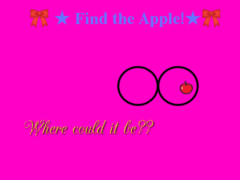 Find the apple!