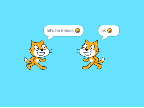 the scratch cat animaition