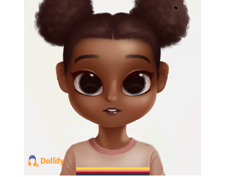 cute girl dollify