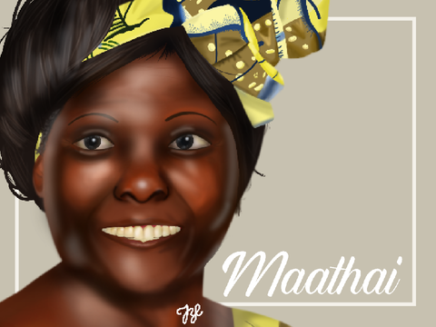 Wangari Maathai Art | International Women's Day