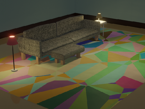 Blender Living Room