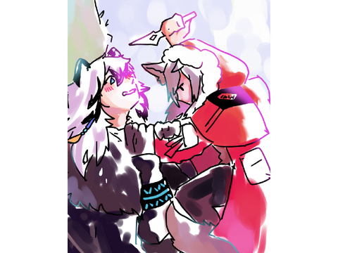 art - red x silver