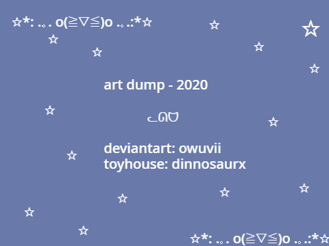 art dump ✨ 2020