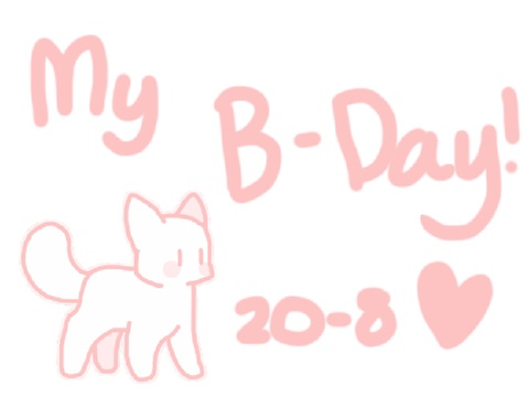 my birthday uwu