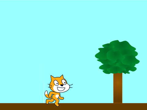 Scratch cat's Fun run!