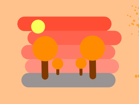 Fall - Flat Art