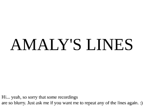 Amaly's lines
