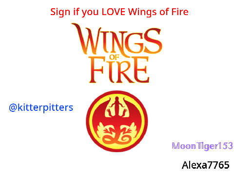 Sign if you LOVE Wings of Fire remix remix