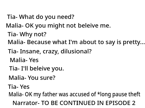 White House Mystery Script Part 1