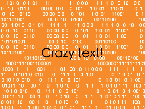 Crazy text
