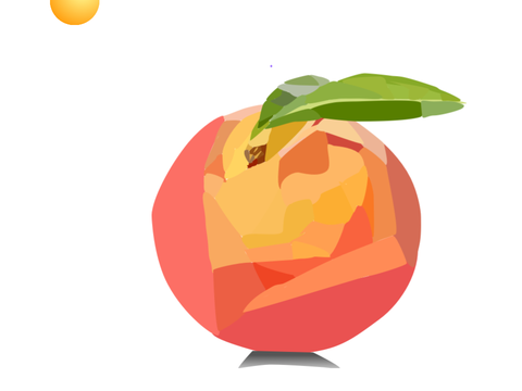 Peach Blockshade