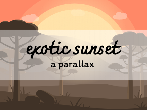 exotic sunset