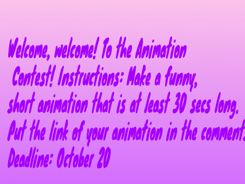 Animation Contest!