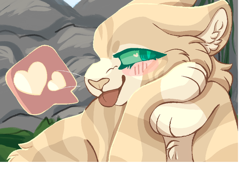 Sandpaw has a crush ♡ CCE ♡