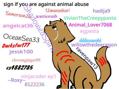 Sign This If You Are Against Animal Abuse. remix