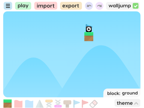 Square ◆ scrolling platformer creator  #games remix