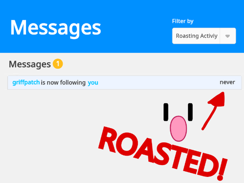 1 Message! Whatever can it be? 
