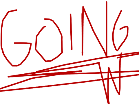 going