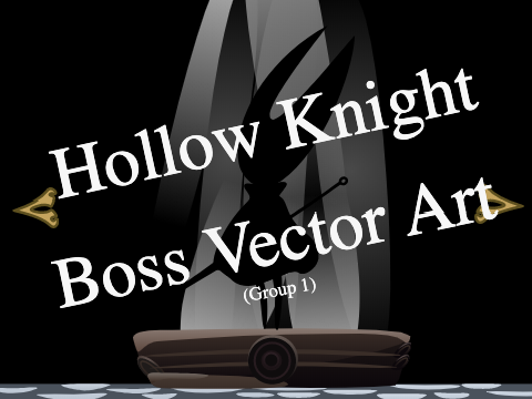 Some Hollow Knight Vector Bosses