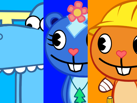 HTF Lumpy, Petunia & Handy Sprites