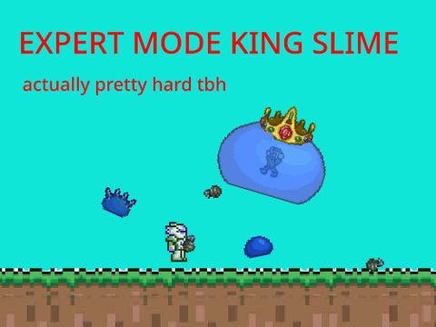 King Slime Boss (Expert Mode)