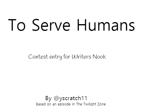 Contest Entry For Writers Nook