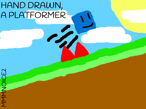 HAND DRAWN, A PLATFORMER #games #all