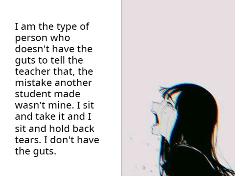 No guts