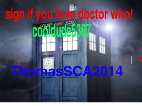 sign if you love doctor who! remix