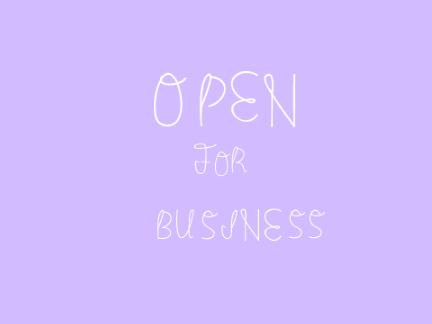 --Open for business??--