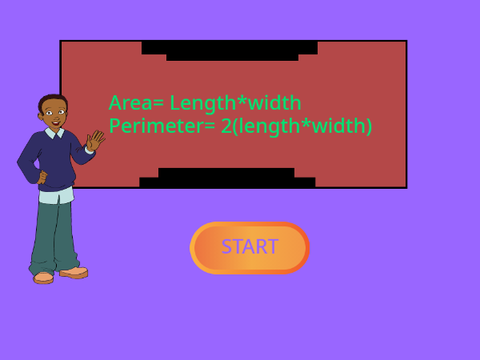 Mathematics quiz of area and perimeter
