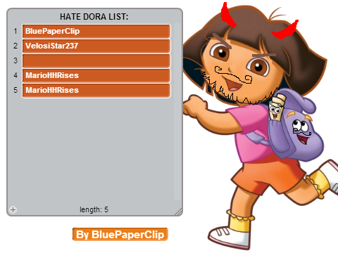 ADD UR NAME HATING DORA!!! remix remix