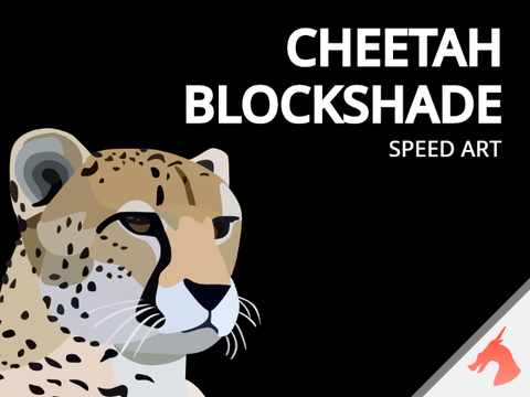 Cheetah Blockshade - Speed Art