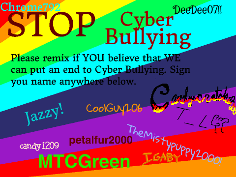STOP Cyber Bullying and REMIX! remix remix remix rem remix remix
