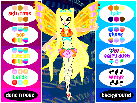 Winx Enchantix Dress Up