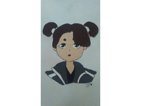 I tried to paint Jungkook!