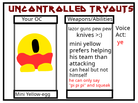 (OPEN) The Uncontrolled Tryouts  remix