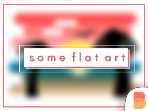 ▹ some flat art ◃