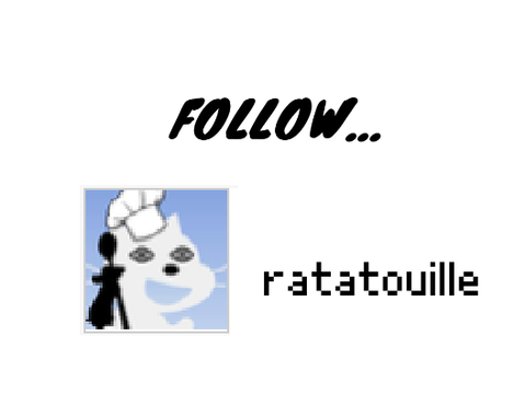 My Random Acts of Kindness: Shoutout to ratatouilIe!