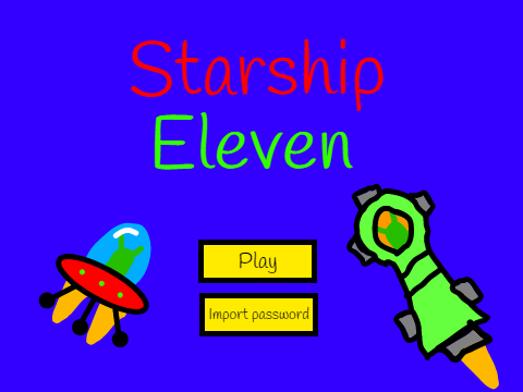 Starship Eleven - Now with HIGH SCORES!!!!!!