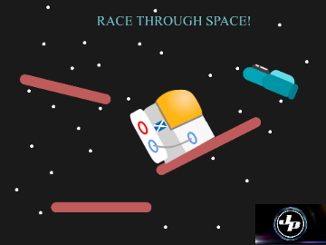 Race through space-a scrolling platformer