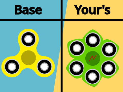 Fidget Spinner Design Contest Entry For Fun